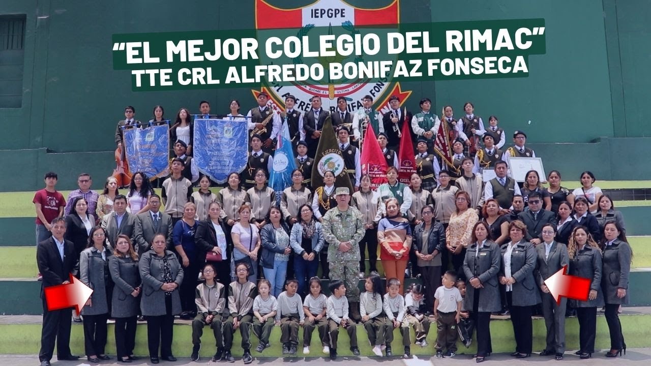 REPORTAJE AL COLEGIO TTE CRL ALFREDO BONIFAZ DEL RÍMAC