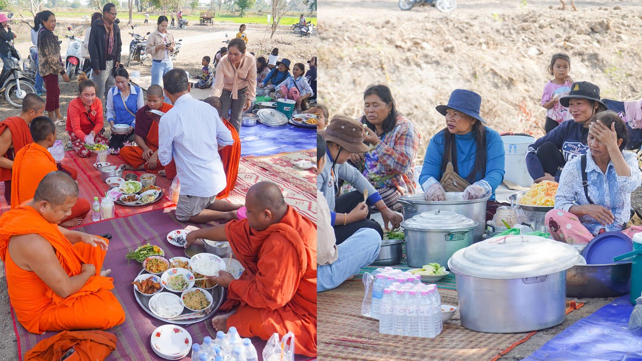 ខ្យល់អាកាសបរិសុទ្ធល្អណាស់ ទួលប្រាសាទរៀបចំអភិវឌ្ឍន៍មានបងប្អូនមកជួយច្រើន