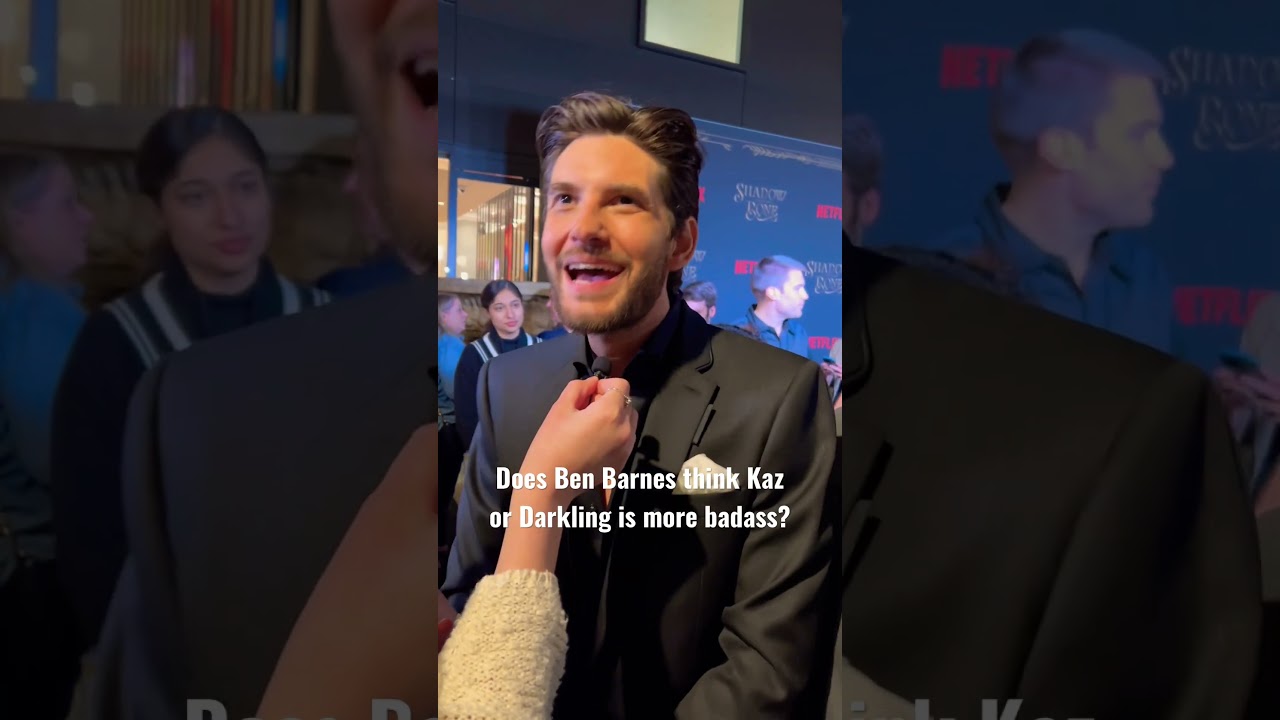 Ben Barnes thinks Kaz is MORE badass than the Darkling #shadowandbone #benbarnes