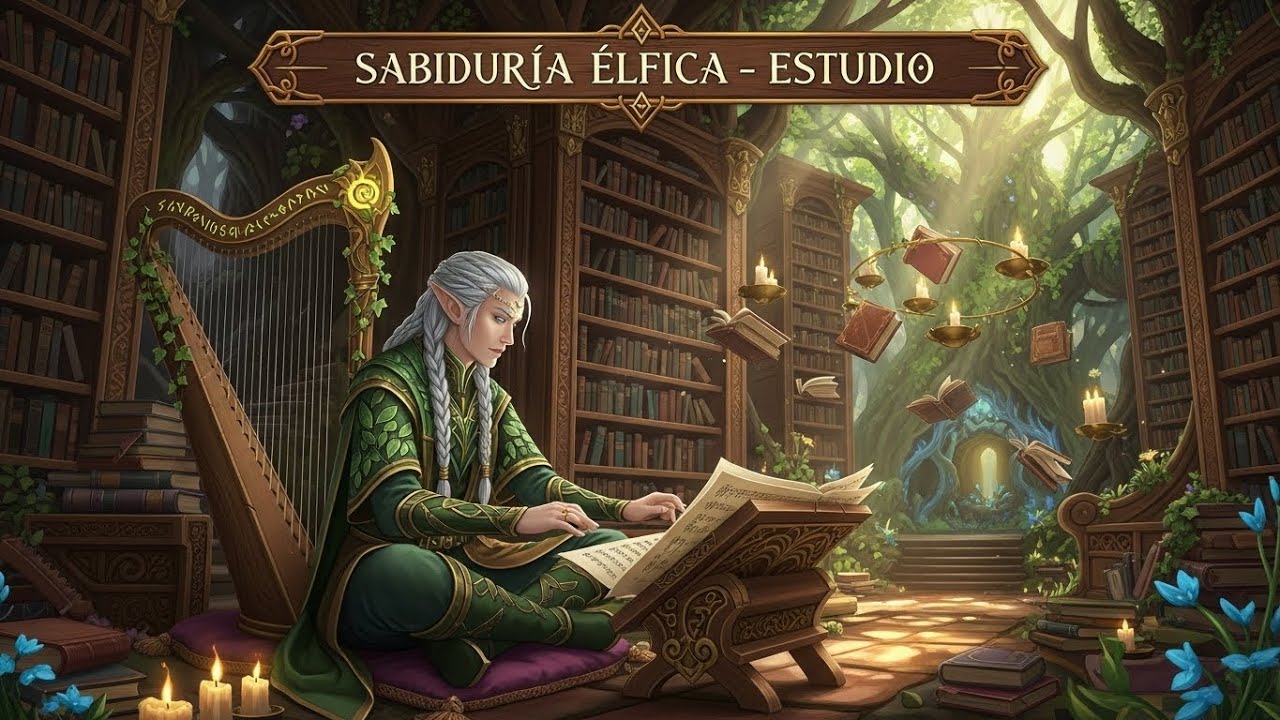 Renovación Espiritual: Melodías Élficas para Empezar el Día con Paz y Relajación Profunda