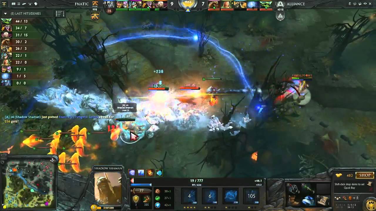 Alliance vs Fnatic - Game 1 (Starladder VIII - LAN Ro4)