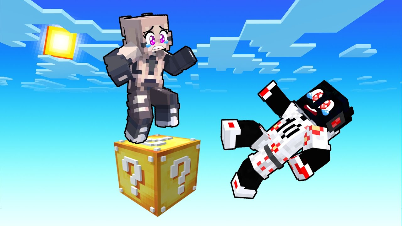 Lucky One block cu *CRUSHUL* meu in minecraft?!