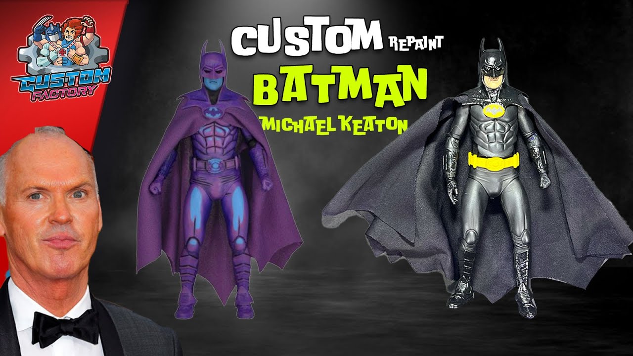 241 - Custom repaint tutorial Batman Michael keaton, diy