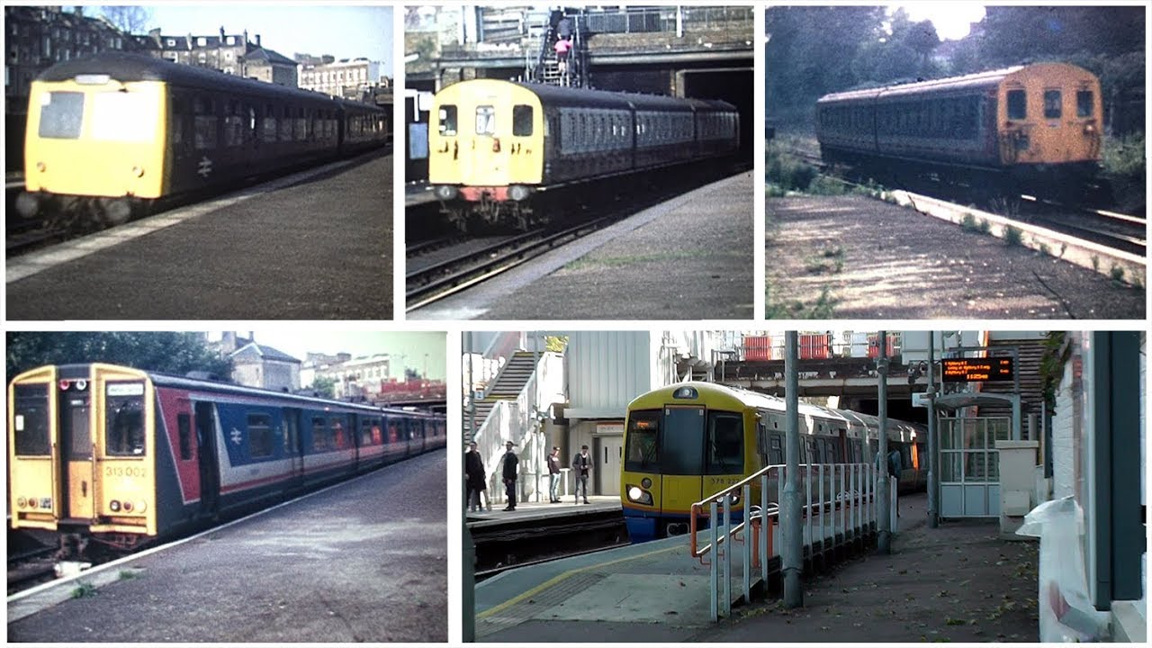 Canonbury Station Contrasts 1980s - 2018