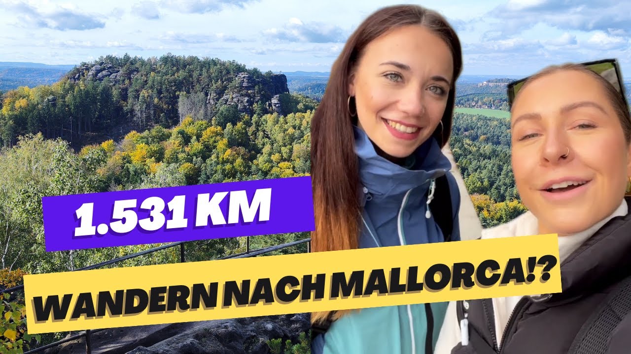 WANDERN, URLAUB & hartgekochte EIER ! Bad Schandau nach MALLORCA!