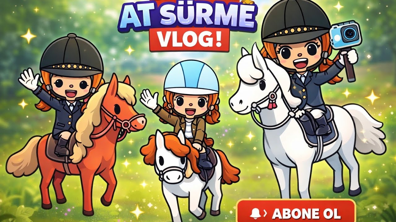 Toca Life Liza: At sürme vlog🐎🐎🐎 (kaybolduk!!!)😱😱