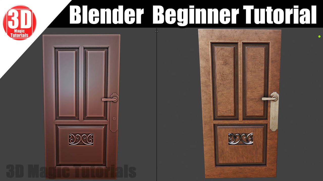 Blender Beginner Tutorial [2.91] | Door Modeling