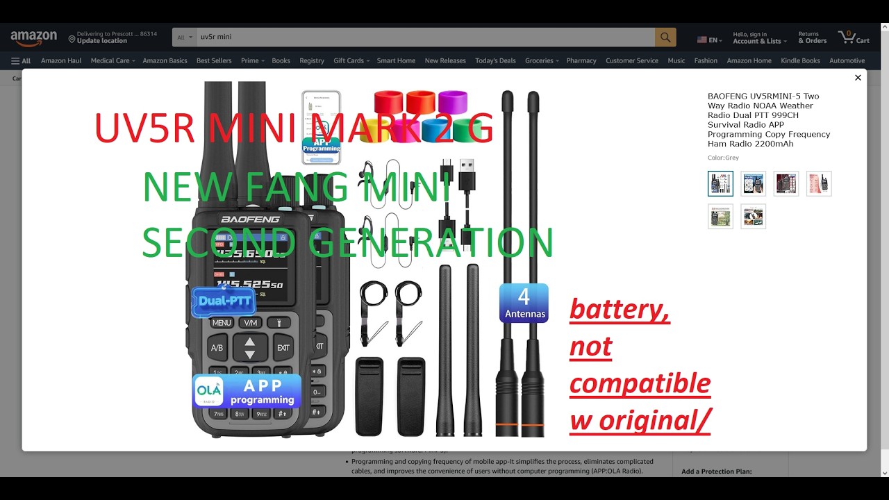 BAOFENG UV5R MINI MKIIG И ДРУГИЕ ПРЕДЛОЖЕНИЯ ДЛЯ РАДИОЛЮБИТЕЛЕЙ НА AMAZON 2026 02 20 10 49 08