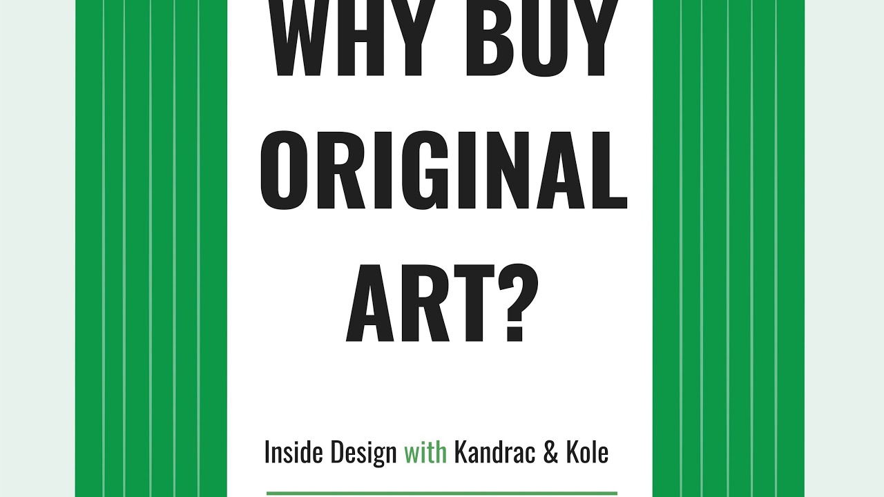 Why Buy Original Art?