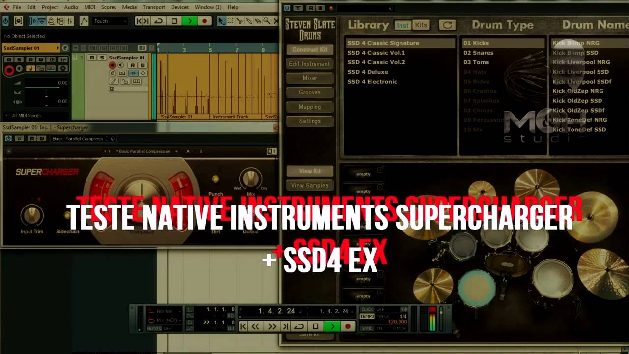 🥁 Steve Slate Drums 4 EX - Native Instruments Supercharger