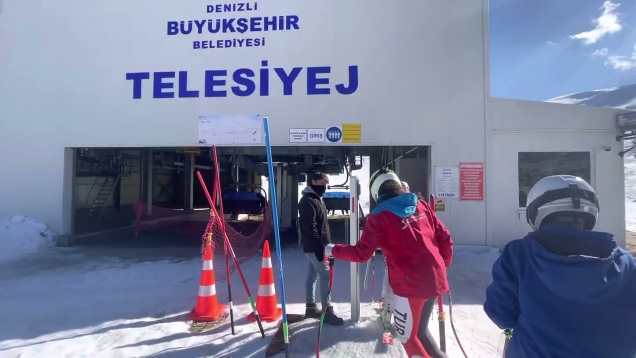 Denizli kayak merkezi m3 pisti