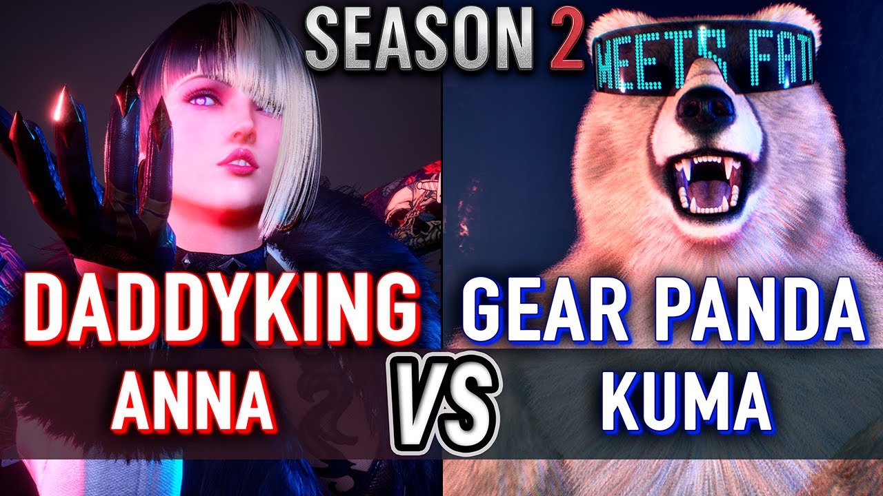 T8 🔥 DADDYKING (Anna) vs GEAR PANDA (Kuma) 🔥 Tekken 8 (SEASON 2) High Level Gameplay