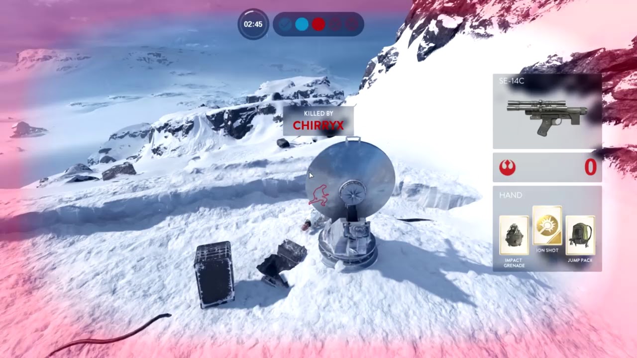 drsimonclark gets salty playing Star Wars Battlefront