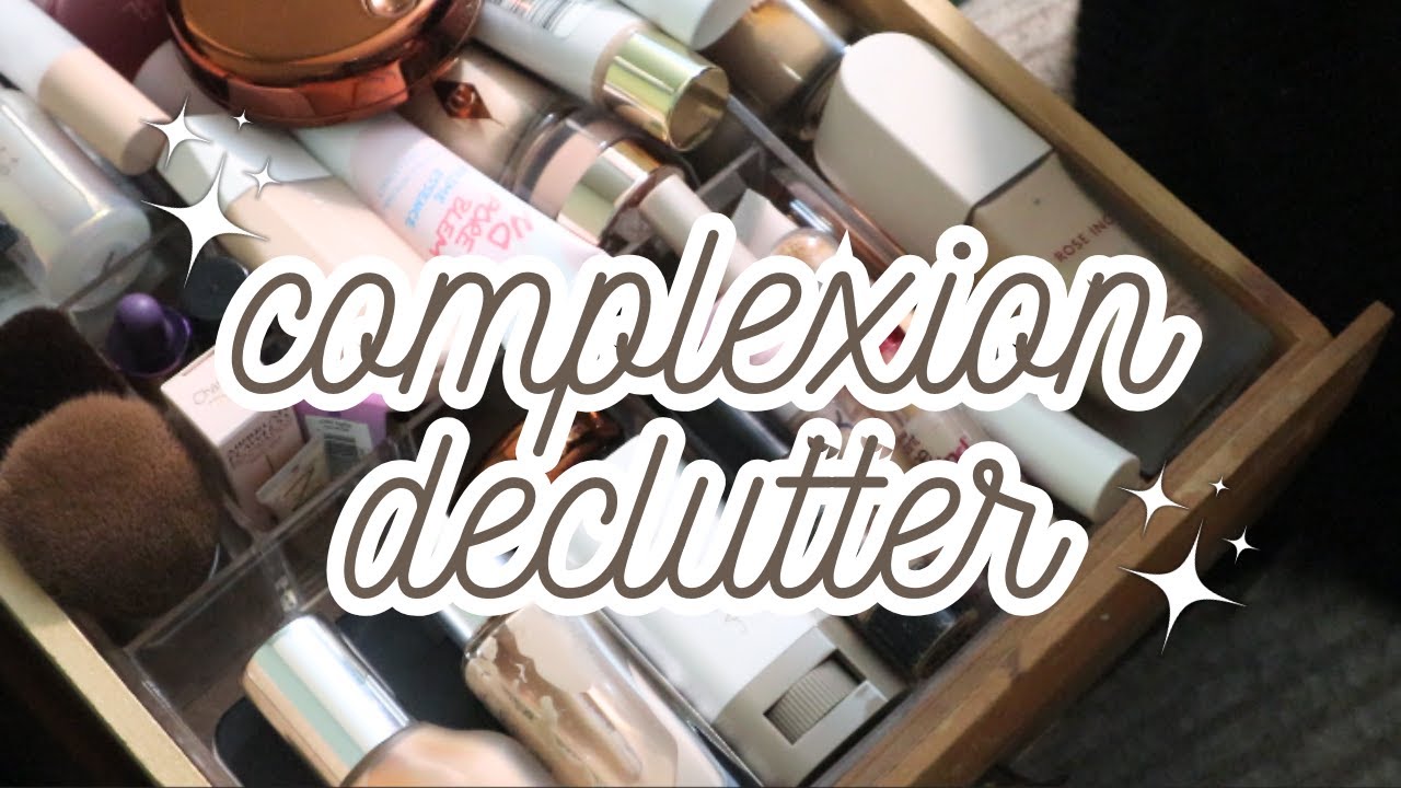 DECLUTTERING MY COMPLEXION DRAWER ✨ January 2025 | Carly Rose