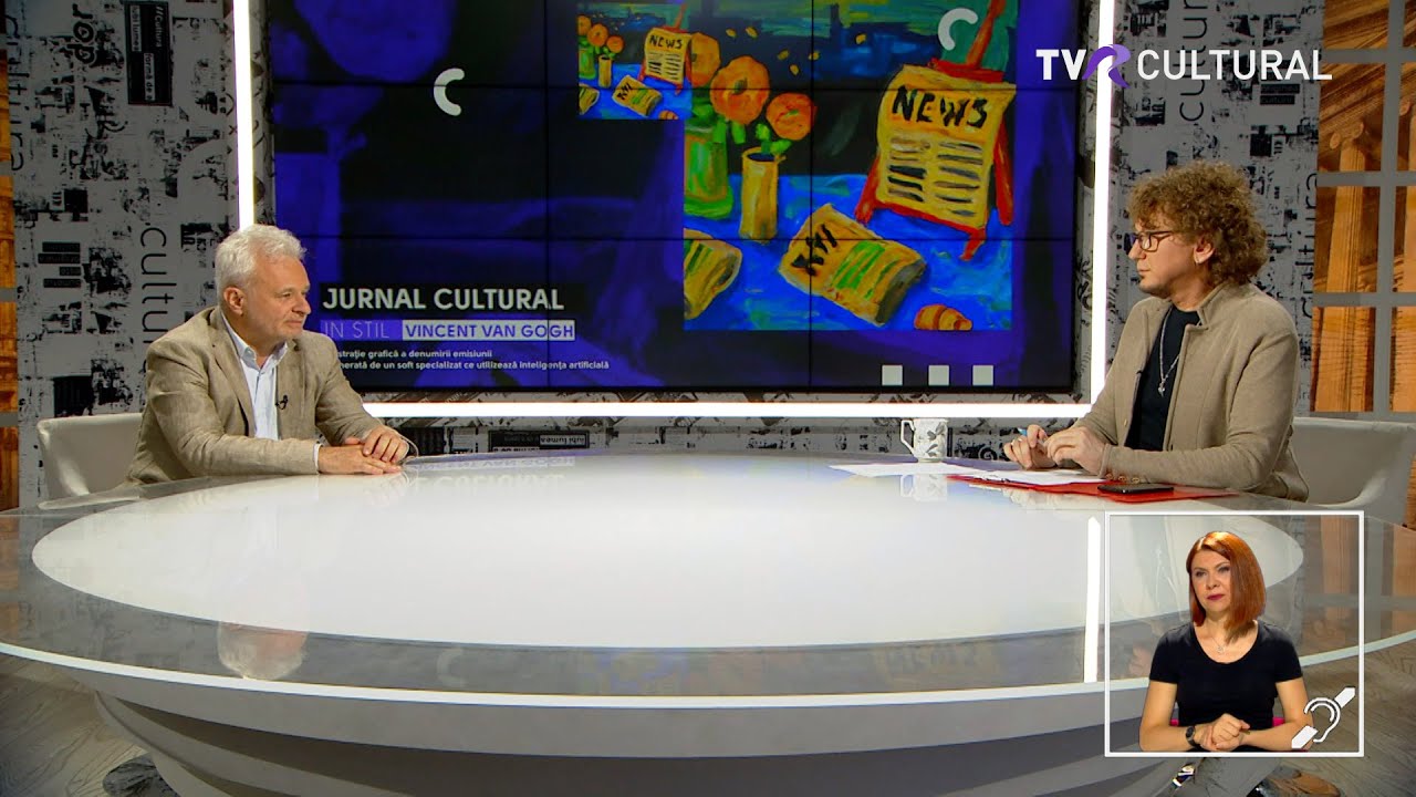 RECTORUL UNARTE, PROF. DR: CĂTĂLIN BĂLESCU, INVITAT LA JURNAL CULTURAL I TVR CULTURAL