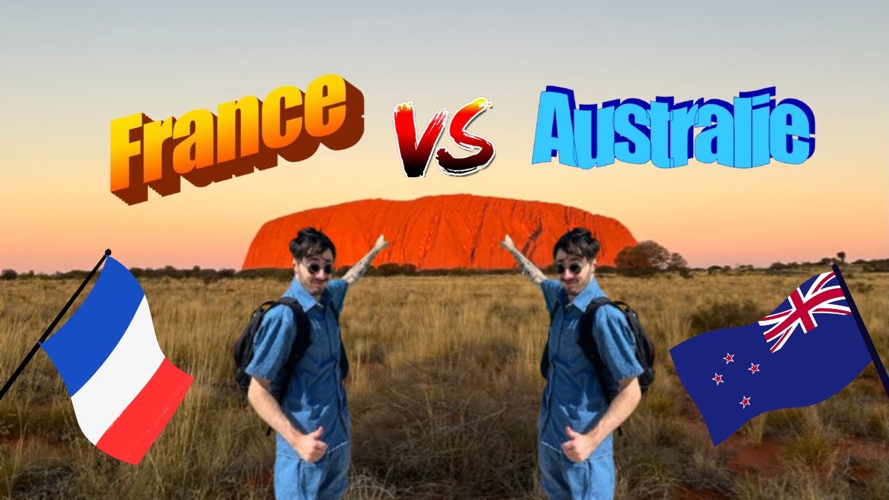 Australie 🇦🇺 vs 🇫🇷 France - 8 différences (ou 9 jsp j'ai pas compté, eh oh ça va là)