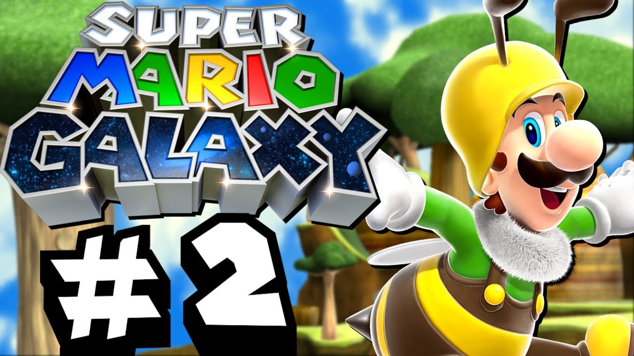 Super Mario Galaxy, часть 2, с Луиджи | 