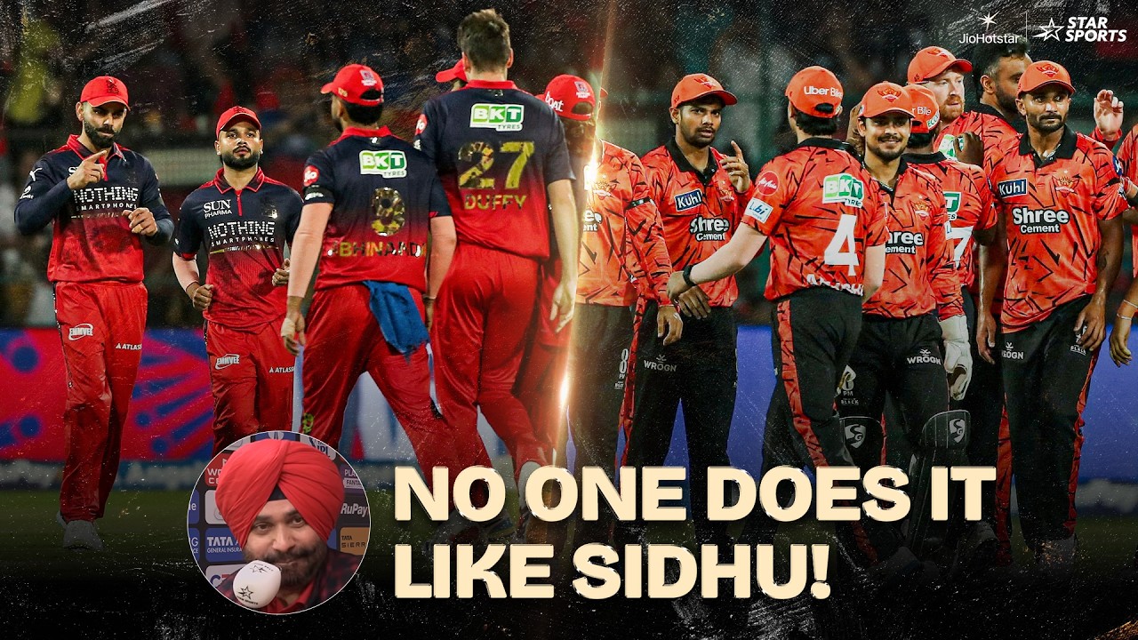 When Navjot Singh Sidhu&rsquo;s in the comm box&hellip; it&rsquo;s pure Sidhuism! | #RCBvSRH | #TATAIPL 2026