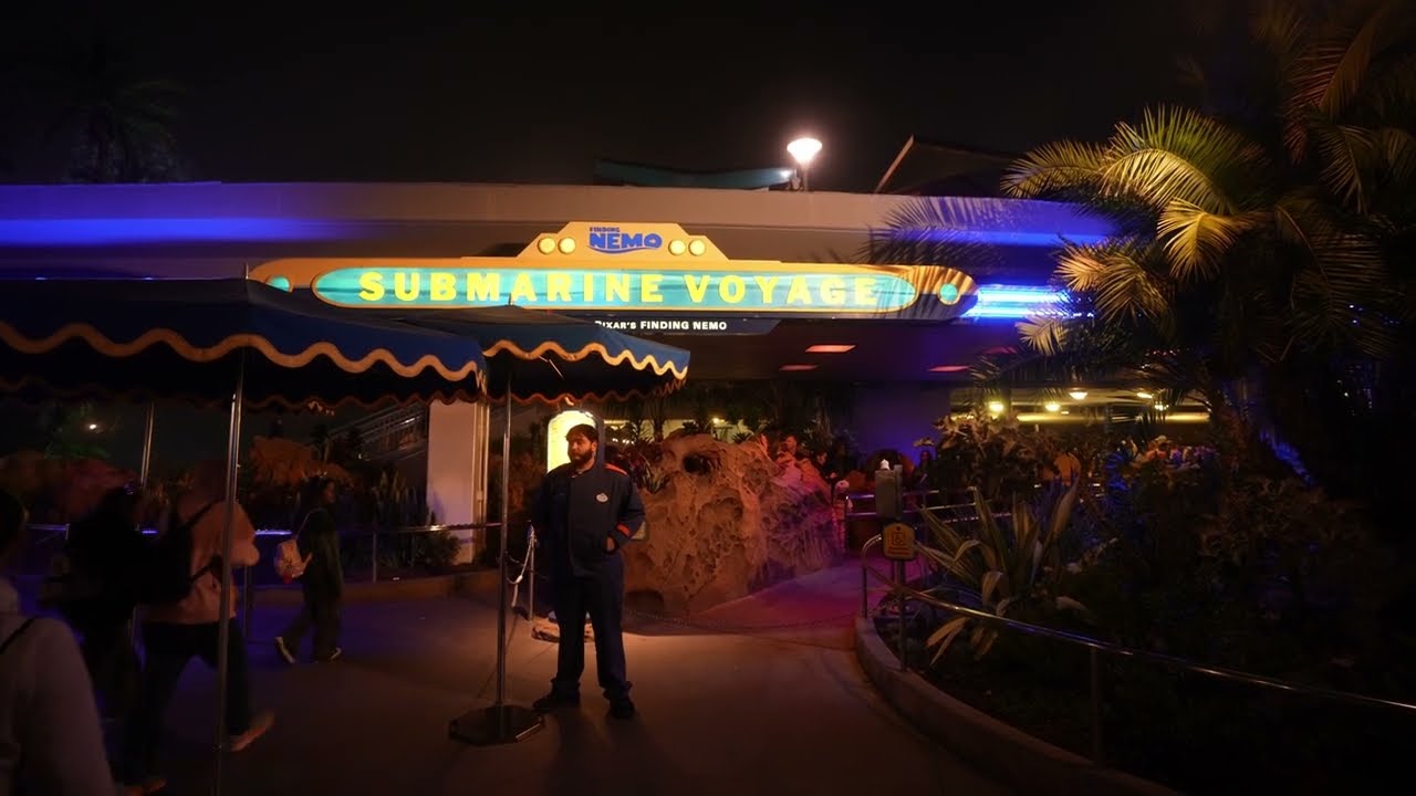 4K  Finding Nemo Submarine Voyage Ride Disneyland 2025