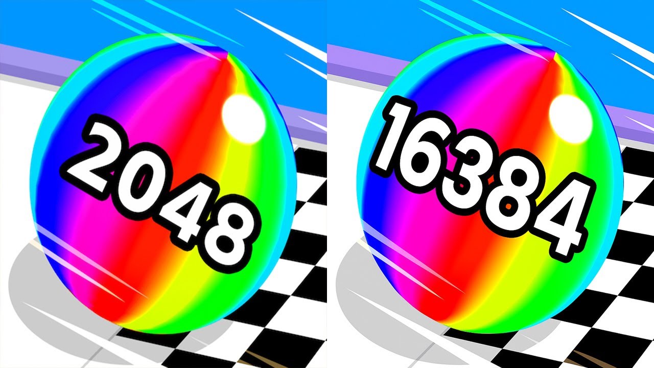 Ball Run 2048 NEW UPDATE Android iOS Gameplay Level 51-100
