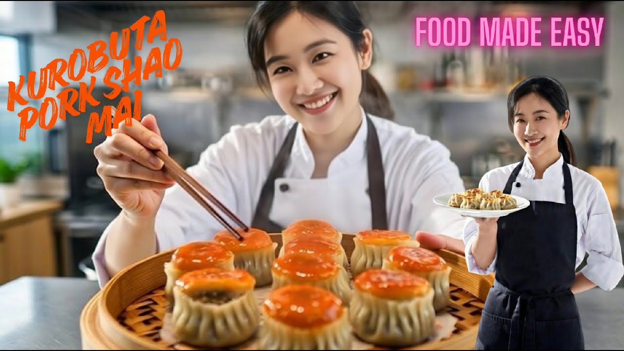 How to Make Kurobuta Pork Shao Mai | Din Tai Fung Style Juicy Dim Sum at Home