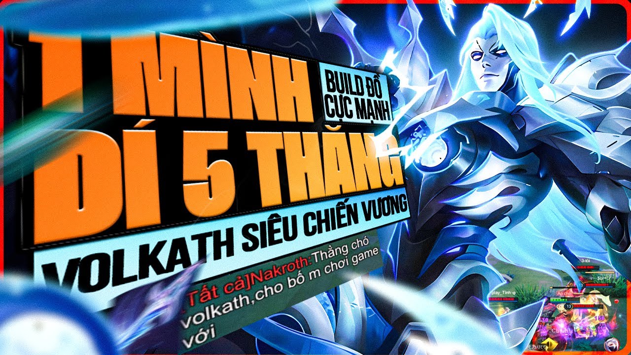 ỦA !Tui Build VOLKATH FULL DAME Mà? Sao 5 THẰNG CÙNG DÍ ĐÁNH MÀ KO XI NHÊ Vậy? DÍ YENA + PAIN TÉ ĐÁI