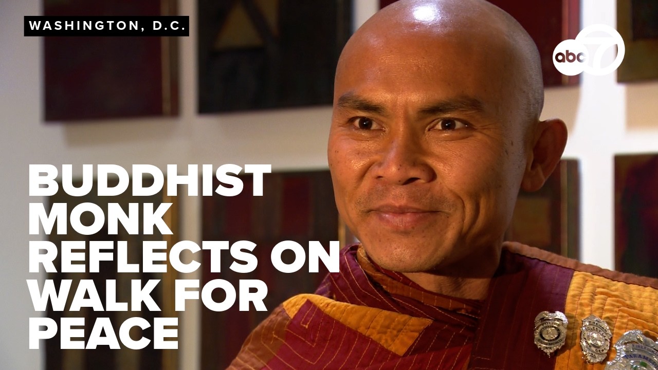 A Buddhist monk who led a peace walk across the country reflected on the months-long journey.