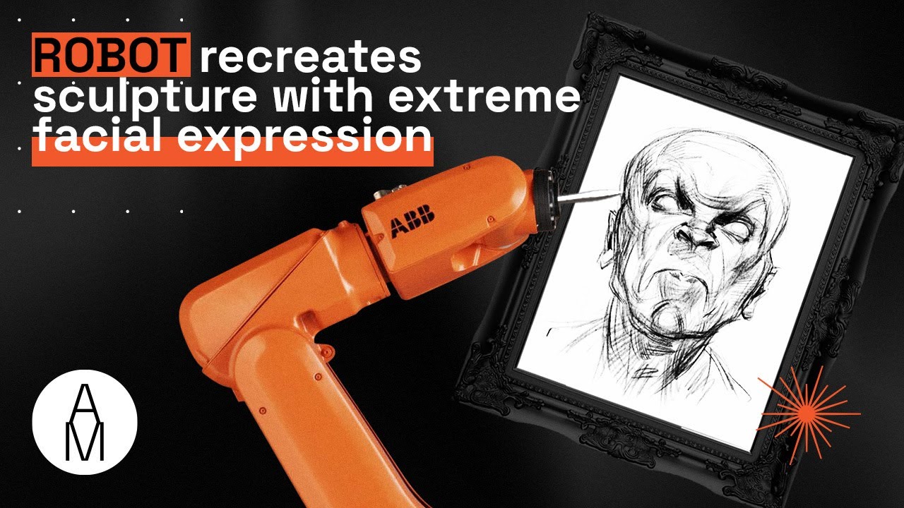 Drawing Robot - The many faces of Franz Xaver Messerschmidt