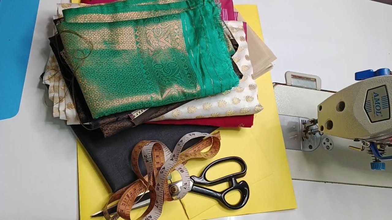 40 छातीचं कटोरी ब्लाऊज cutting करण्याची पद्धत कशी आहे बघा|| 40 size katori blouse cutting || 40size