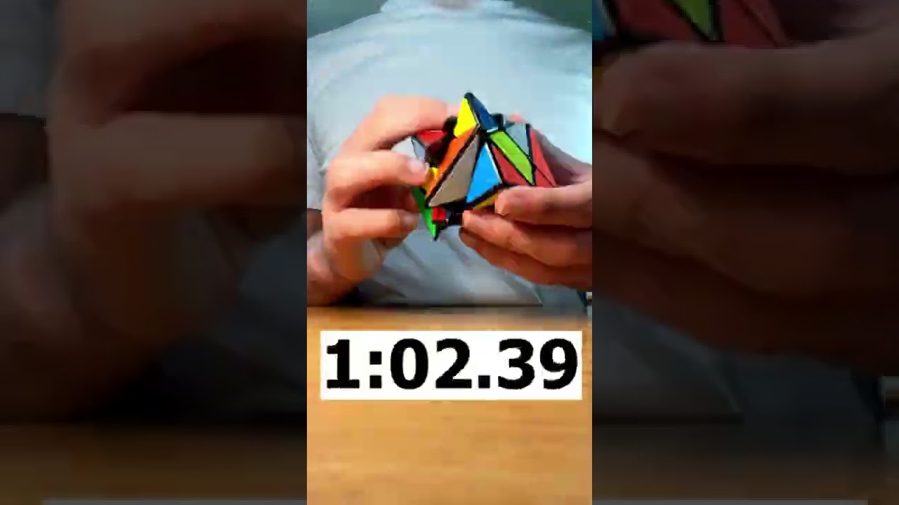 Solving A SHAPESHIFTING Rubik&rsquo;s Cube | #shorts