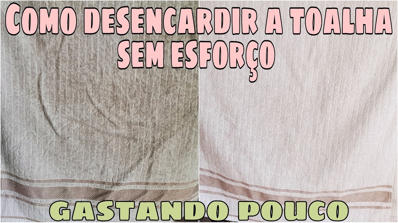 Como desencardir toalha branca e colorida - sem esforço e gastando pouco