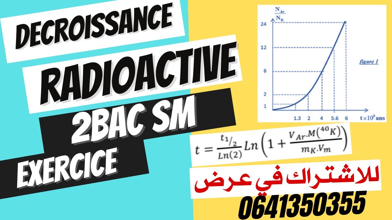 Décroissance radioactive -2BAC PC SM- Exercice Interessent