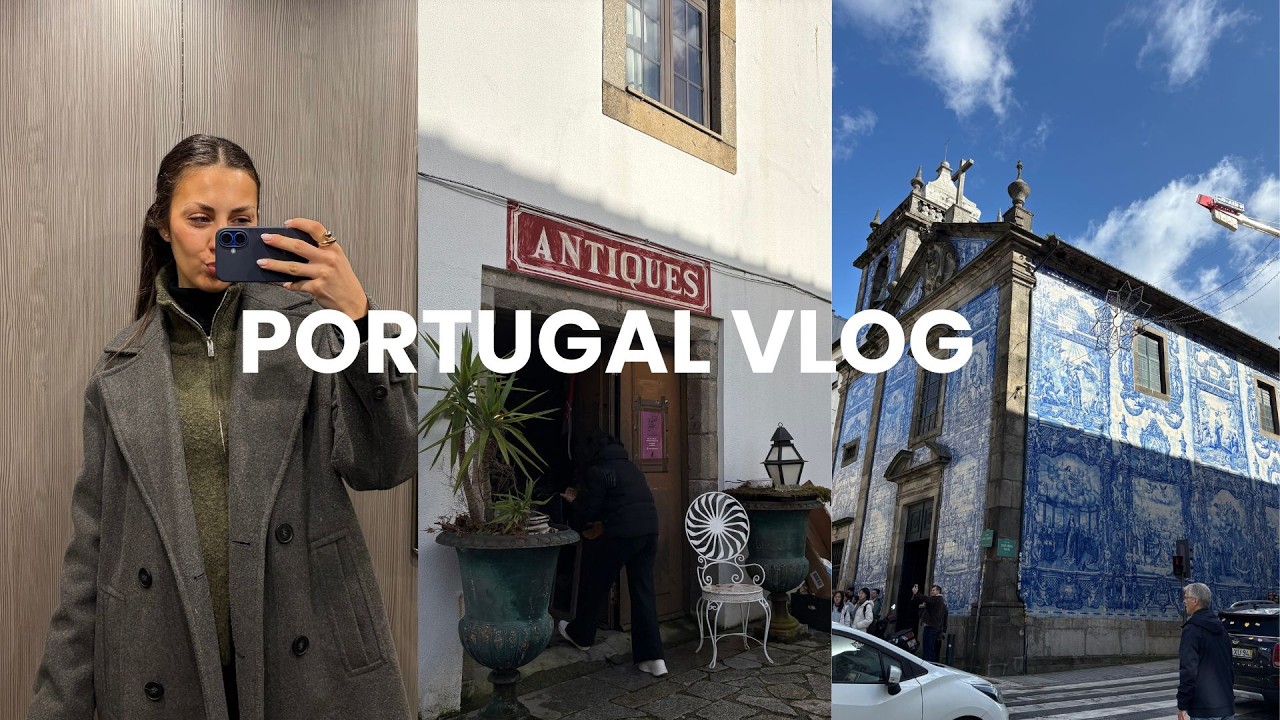 portugal vlog | everything we ate & did! exploring Braga, Porto, + Guimaraes!
