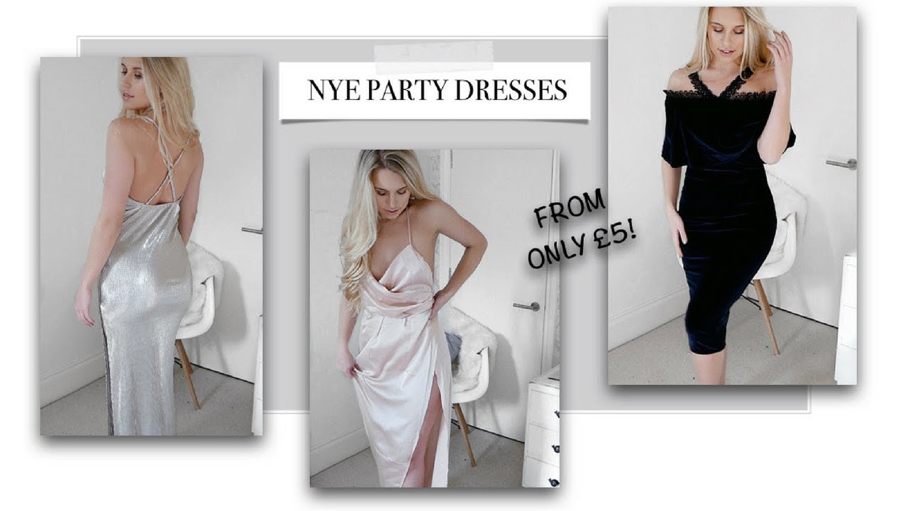 FESTIVE & NYE PARTY DRESS HAUL ON A BUDGET | FROM &pound;5! MISSGUIDED BOOHOO PLT | Freya Farrington