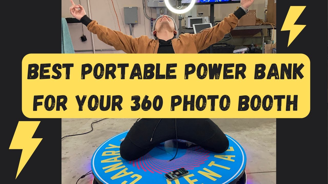 Best Portable Power Bank for 360 Photo Booth Setup | Photo Booth Rental Company