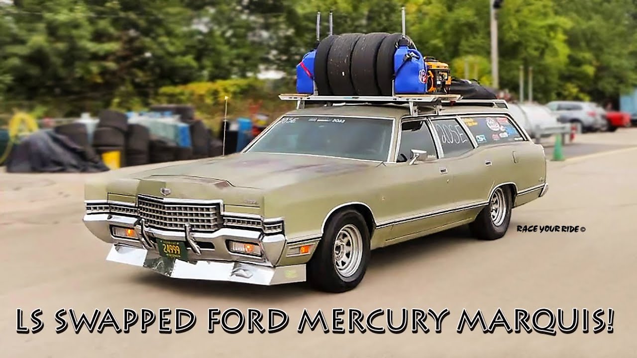NOT YOUR GRANDMA'S STATION WAGON! '72 FORD LS SWAPPED MERCURY MARQUIS WAGON! DRAG/DRIVE WEEKEND!