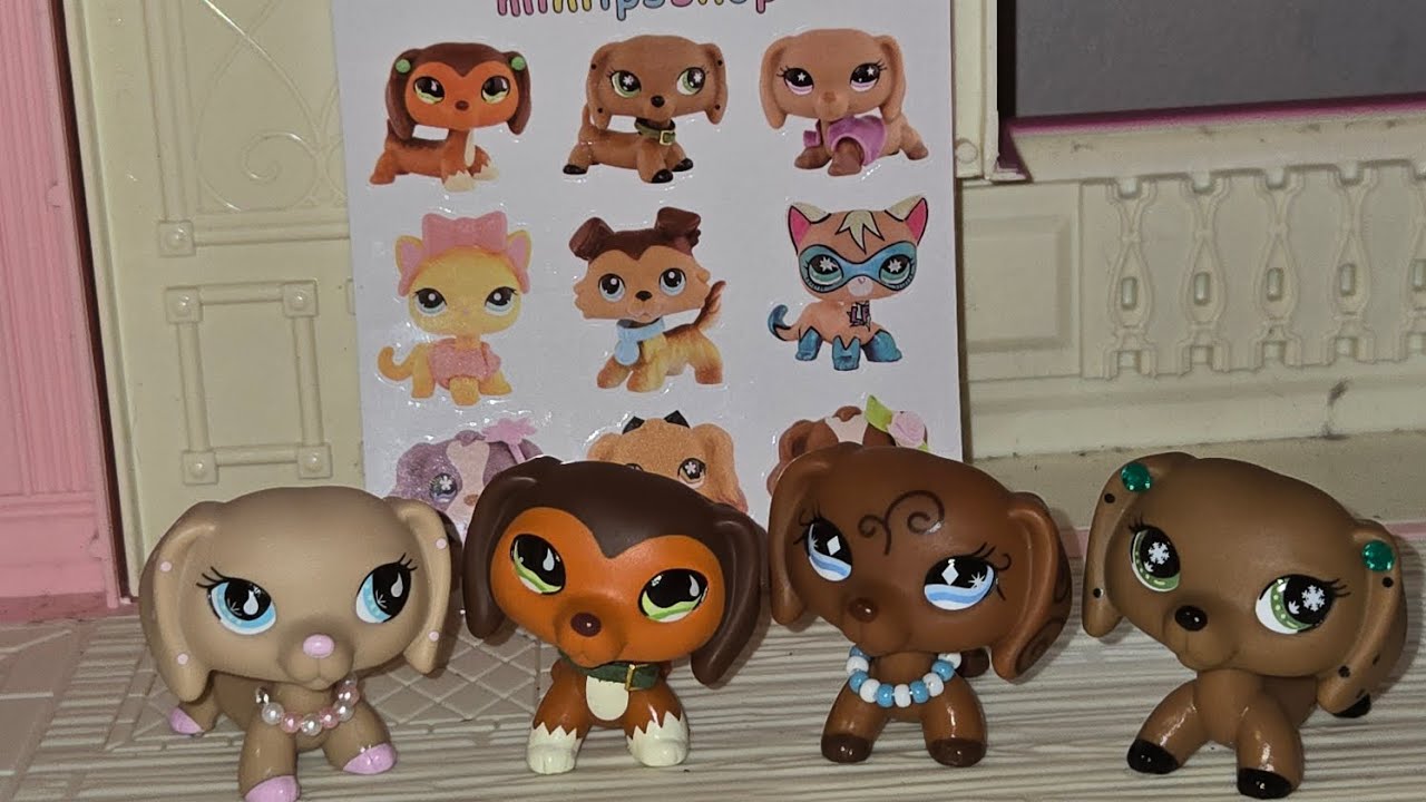 Minilpsshop haul - 4 Dachshunds