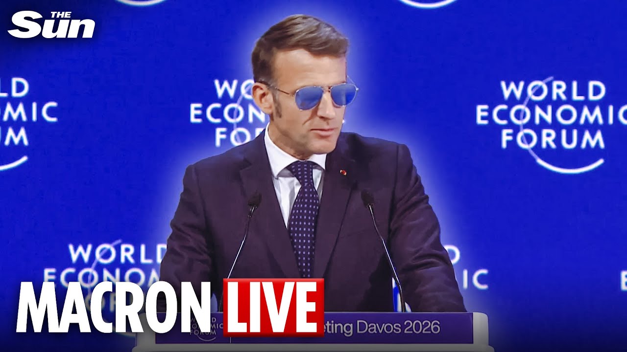 LIVE: Macron addresses WEF at Davos after Trump shared his text messages