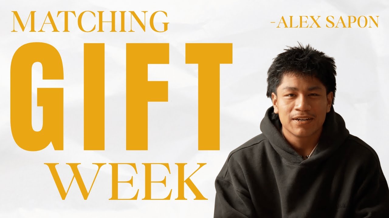 My Testimony ft. Alex Sapon | Matching Gift Week