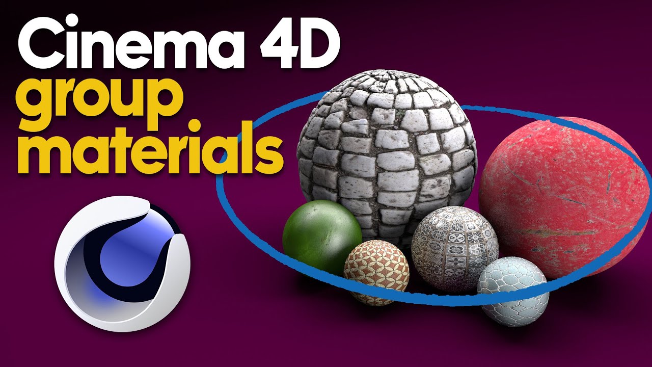 The ULTIMATE guide to Group Materials Like a Pro in Cinema 4D