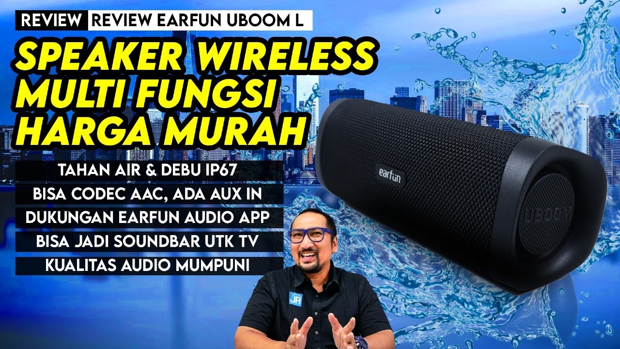 EarFun UBoom L: Speaker Wireless Serbaguna! Bisa Jadi Soundbar & Tahan Air!