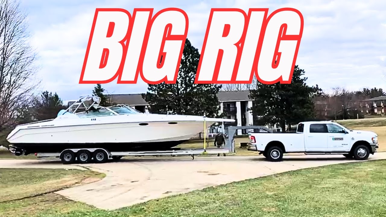 Iowa Man ATTEMPTS To Tow YACHT 1400 Miles Across The Country | 1992 Sea Ray 380 SS Boat Restoration