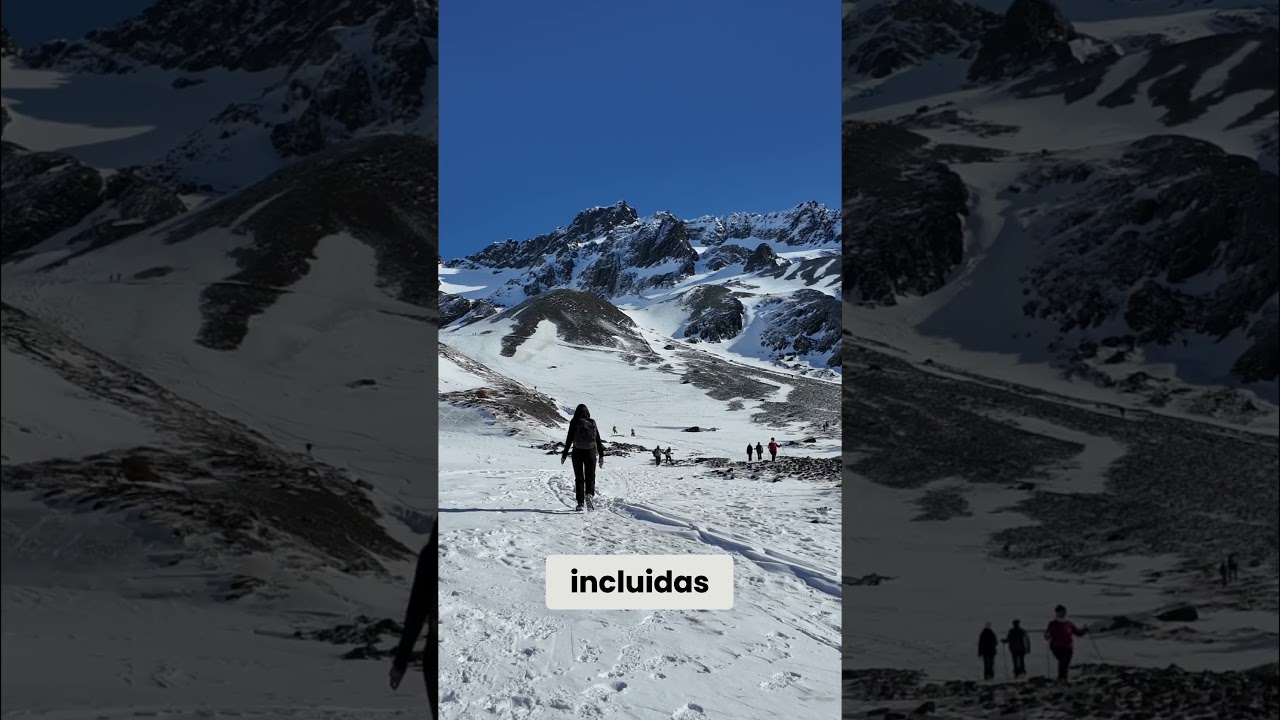 Trekking al Glaciar Martial con mucha nieve