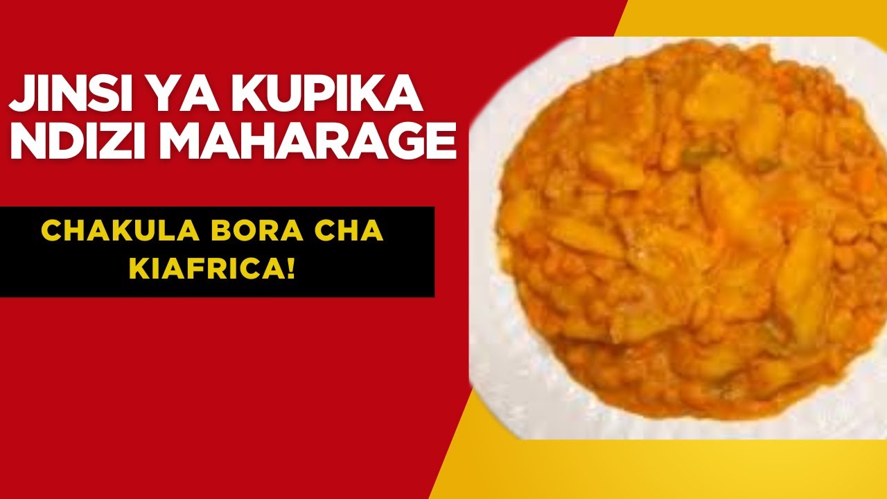 Jinsi ya Kupika Ndizi kwa Maharage | Mapishi Rahisi na Matamu 😋🔥