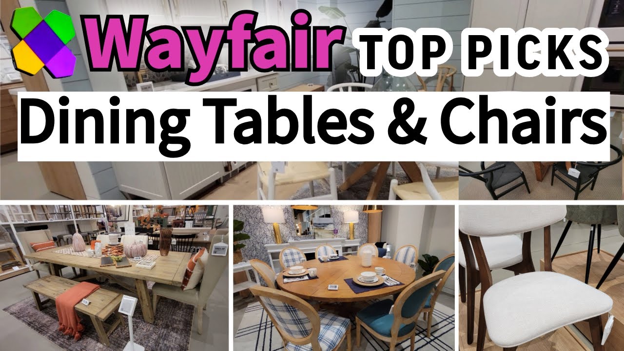 NEW Wayfair Dining Room ARRIVALS: Tables & Chairs!