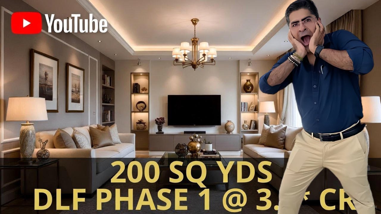 Dream Home Alert! 200 Sq Yds Luxury House in DLF Phase 1 @ Just 3.**Cr – Unbelievable Deal #dlf