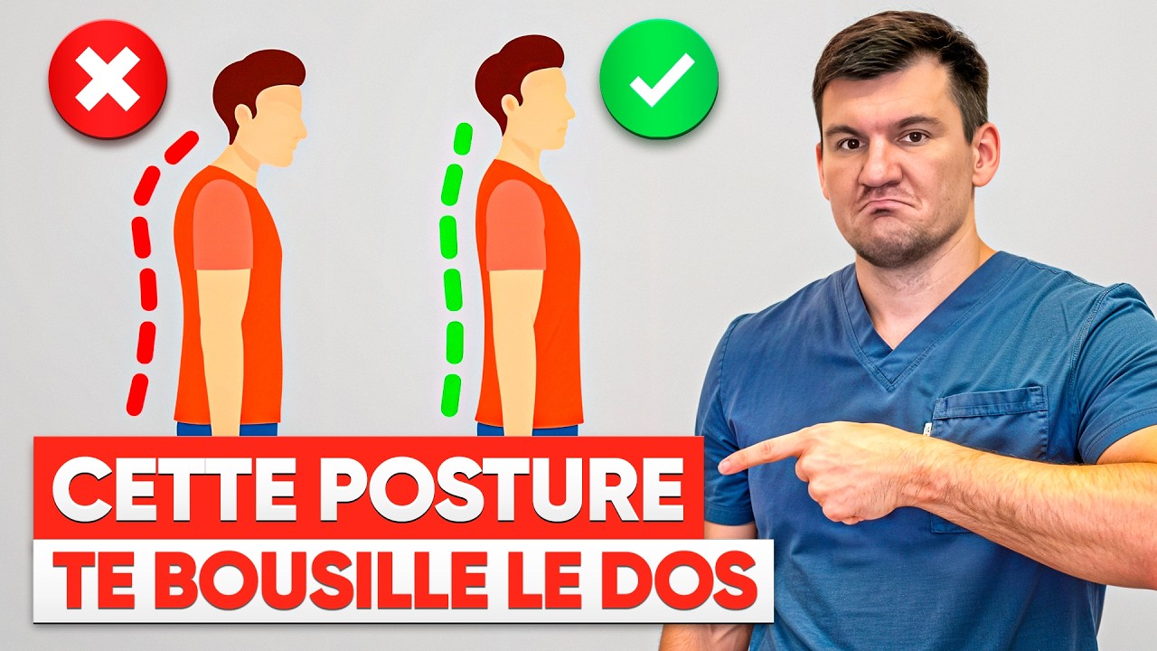 Ta position quotidienne est en train de ruiner ta posture — voilà comment la vérifier!