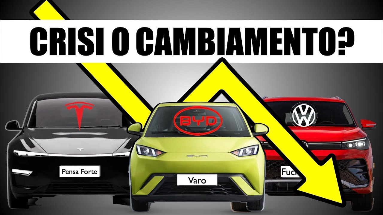 L'auto &egrave; in crisi o cambia? Tesla, BYD e VW a confronto