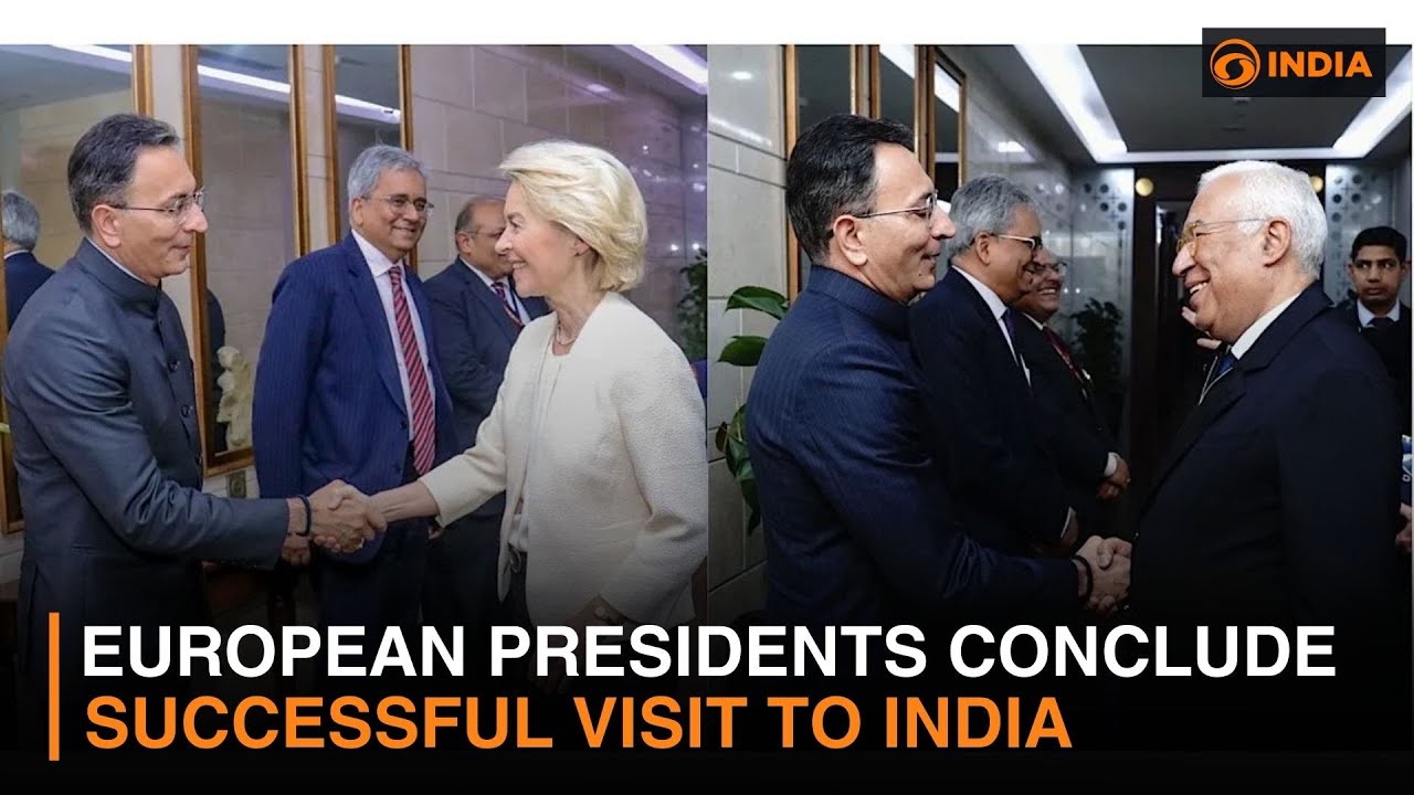 European Presidents conclude successful visit to India