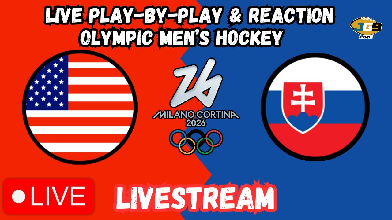 USA vs. Slovakia | 2026 OLYMPICS LIVESTREAM | Men's Hockey | LIVE